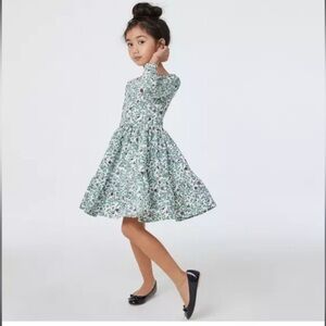 Janie and Jack jet ivory floral ballet style dress